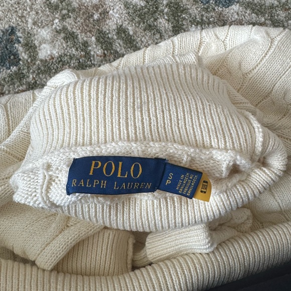 Ralph Lauren Ivory Turtleneck Sweater for Women - Picture 3 of 3
